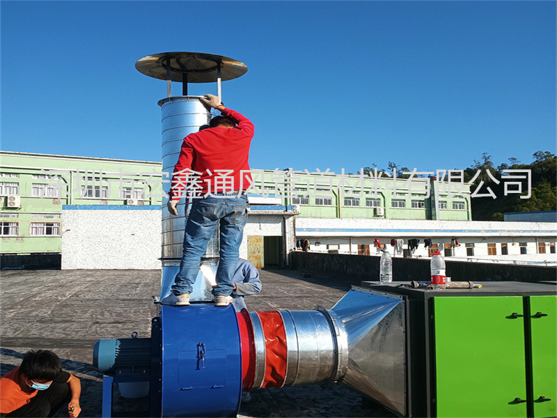 車間廢氣管道安裝工程案例